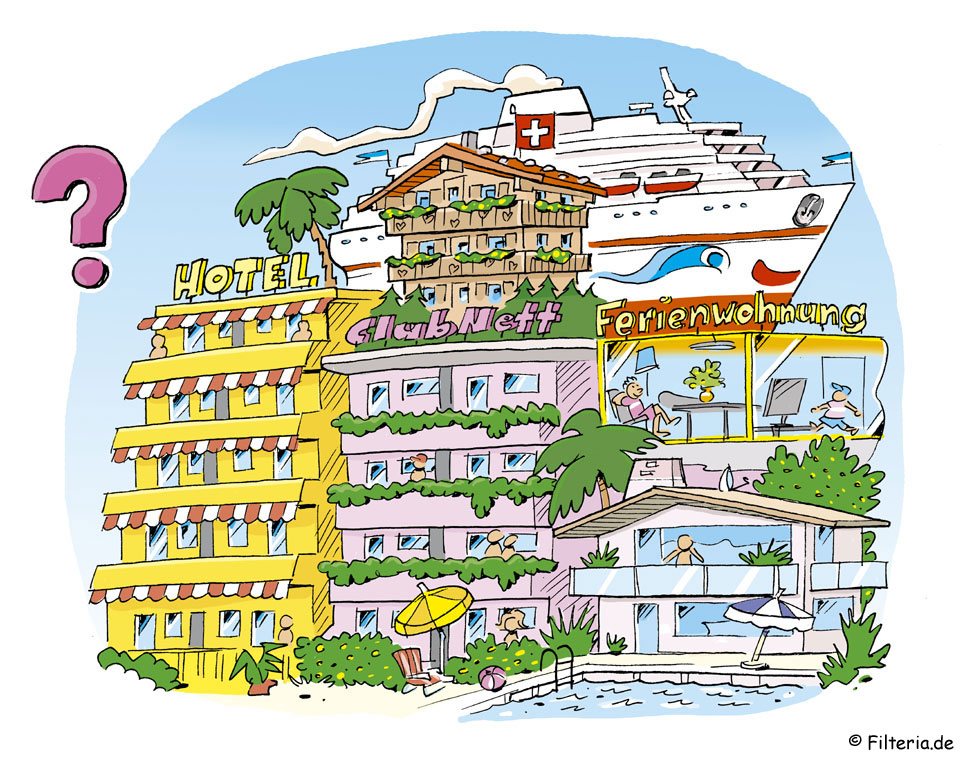 Hotels, Ferienanlagen, Ferienhäuser, Ferienwohnungen, Berghütten, Schiffe die Probleme mit Leitungswasser sind jedoch für alle vergleichbar!